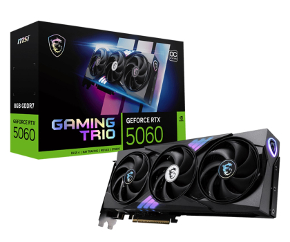 Karta graficzna NVIDIA MSI GeForce RTX 5060 Gaming Trio OC 8GB GDDR7 DLSS5